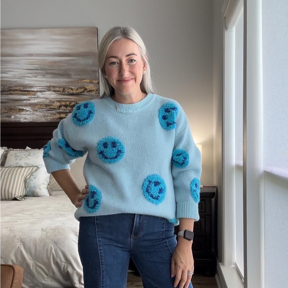 Smiley face sweater